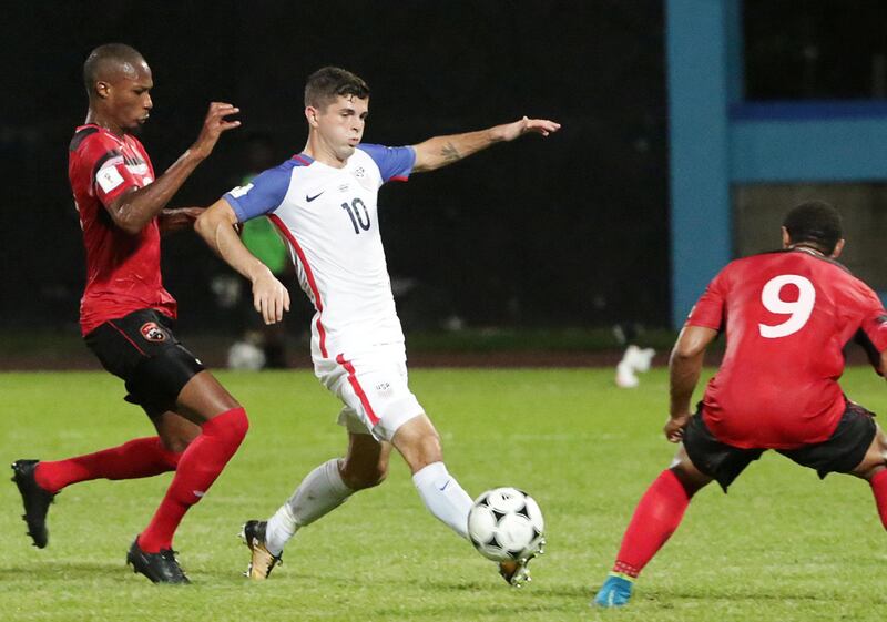 Christian Pulisic of the USA and Borussia Dortmund. Andrea de Silva / Reuters