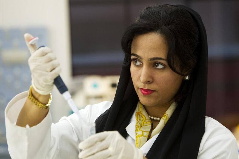 A woman of immense influence: Dr Maryam Matar, founder of the United Arab Emirates Genetic Diseases Association. Christopher Pike / The National