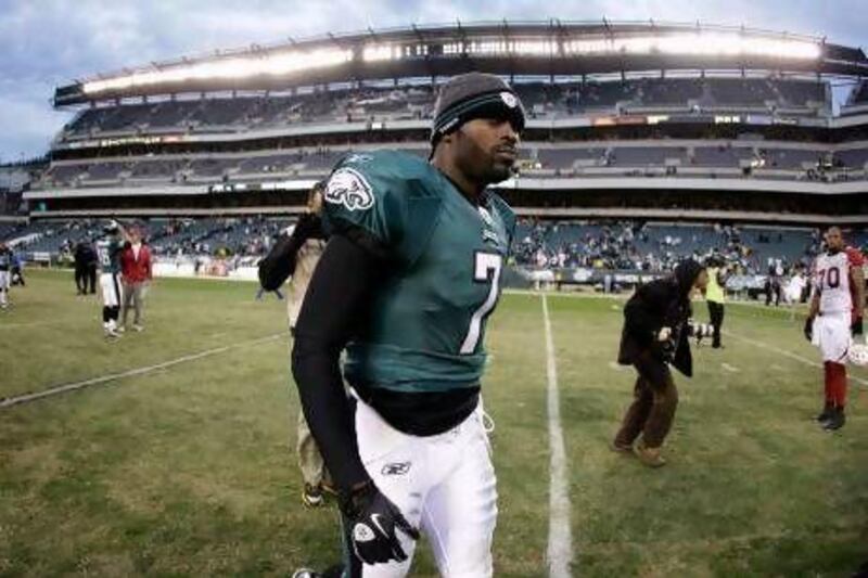 Michael Vick is under pressure to hold onto his starting role with the Philadelphia Eagles after a poor start to the season. Rob Carr/Getty Images/AFP