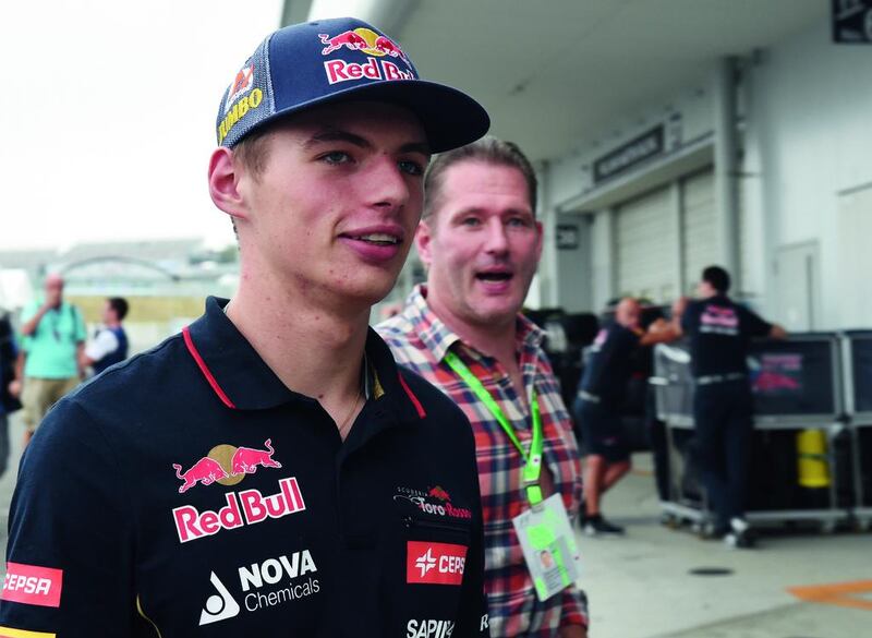 Toro Rosso team's young driver Max Verstappen shown at the Japanese Grand Prix in October. Toshifumi Kitamura / AFP