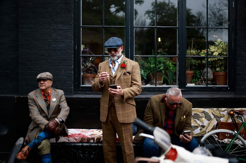 Tickets for the Tweed Run this year were priced at £50 ($63) for adults and £20 ($25) for under-16s. Organisers Bourne & Hollingsworth, a self-described 'creative lifestyle company', said: "We take to the streets in our well-pressed best, and cycle through the city's iconic landmarks. Along the way, we stop for a tea break and a picnic stop, and we usually end with a bit of a jolly knees-up." AFP