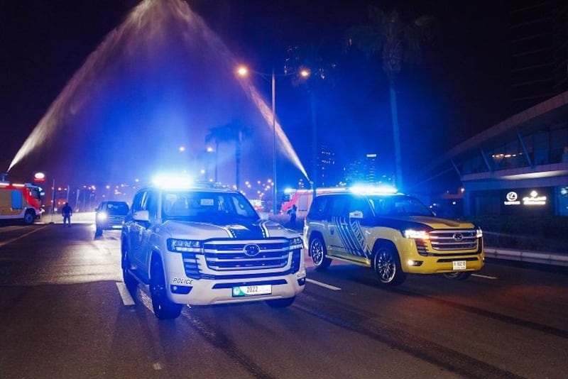 Abu Dhabi Police also added the 4x4 to its fleet.