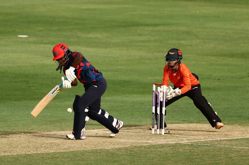 3) Deandra Dottin (Barmy Army): The “World Boss” formed an impressive opening partnership with UAE’s Kavisha Kumari throughout, and scored a ton in a losing cause in the bronze-medal match. Getty