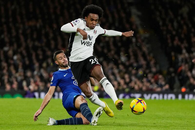 Cesar Azpilicueta - 5, Often struggled when Willian went inside him, as was the case for the opener. Saw his shot deflected over and delivered a couple of good crosses, then headed the ball back well from Vinicius’ attempted flick. 

AP