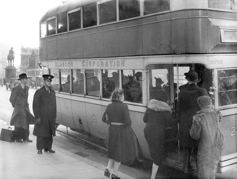 Double decker buses have long been used throughout Britain, but would you buy one as a gift?  (Planet News Archive /SSPL / Getty Images)