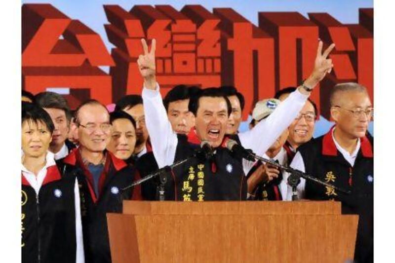 More challenges are ahead, a reader says, after Ma Ying-jeou's re-election in Taiwan. Toshifumi Kitamura / AFP