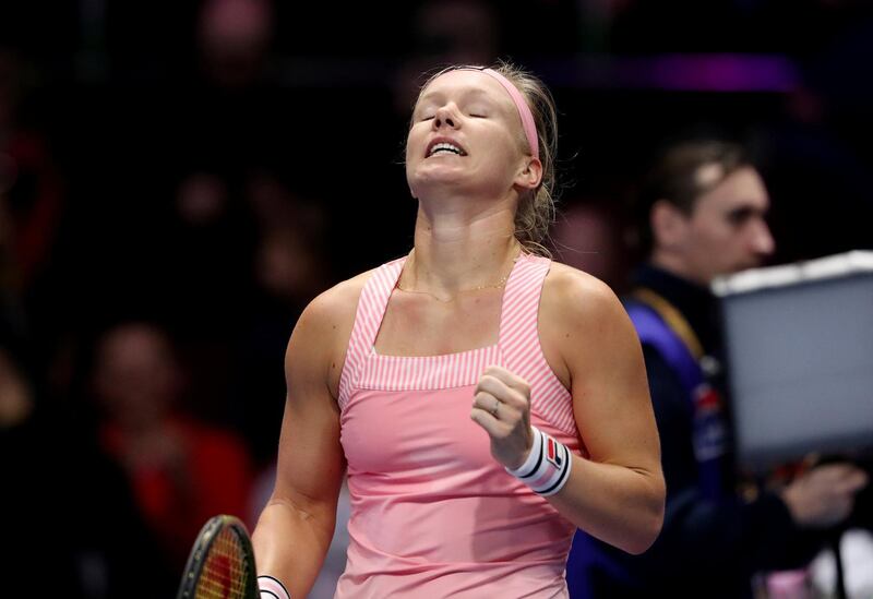 Kiki Bertens is in good form having won the Saint Petersburg Ladies Trophy earlier this month. Reuters