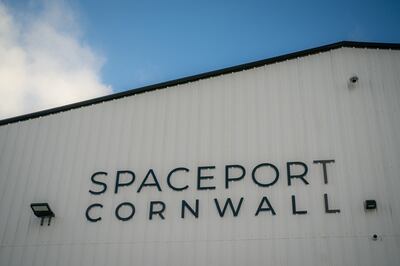 Spaceport Cornwall at Cornwall Airport Newquay. PA