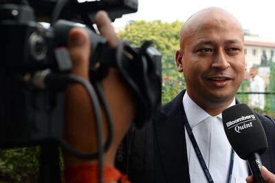 Rahul Sharma, one of the Indian lawyers in the right to privacy case, speaks to the media on the Supreme Court lawns in New Delhi on August 24, 2017.
India's Supreme Court ruled on August 24 that citizens have a constitutional right to privacy, a landmark verdict that could have wide-reaching implications for the government's flagship biometric programme. / AFP PHOTO / Sajjad HUSSAIN