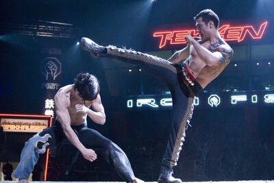 Jon Foo and Roger Huerta in Tekken. Courtesy Anchor Bay Entertainment