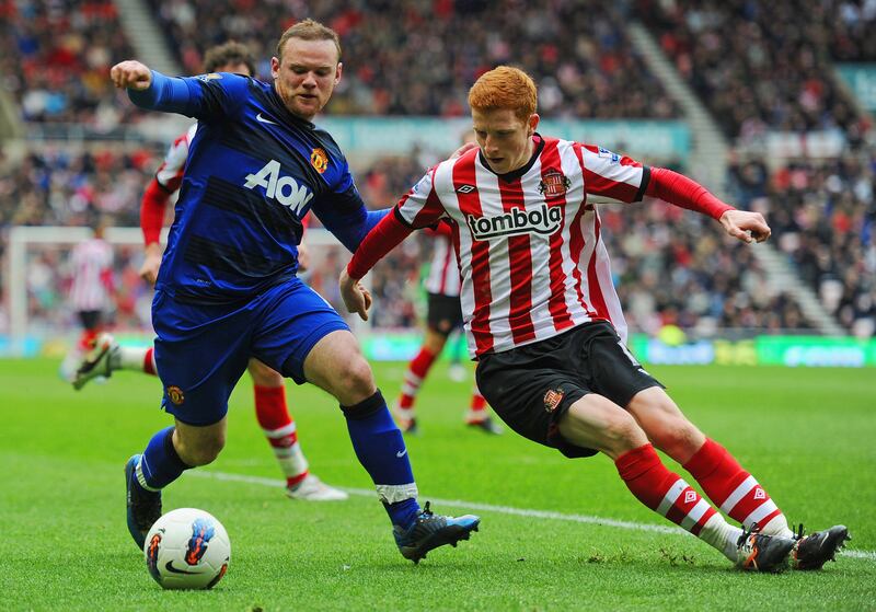 2011-12: United tried to keep the pressure on, winning 1-0 at Sunderland, but ultimately it wasn't enough to overtake their rivals. Getty