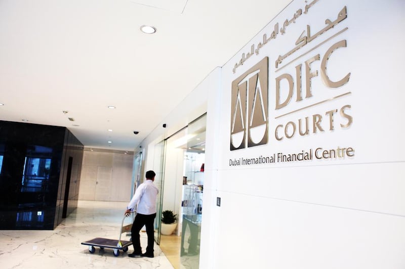 It is the first time in its nine-year history that a DIFC court has granted a freeze enforcement order on the basis of a ruling in a foreign court. Sarah Dea / The National