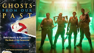 The all-female reboot of Ghostbusters came out in 2016. Photos: Ebury Press; Columbia Pictures
