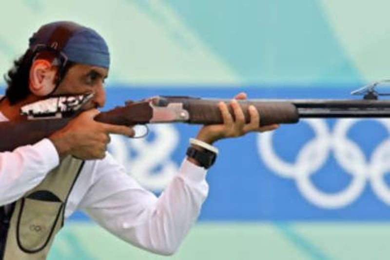 UAE's 2004 Olympic gold medallist, Sheikh Ahmed bin Hasher. AFP