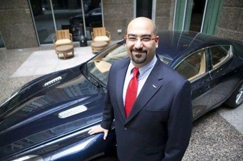 Adham Charanoglu, the chief executive of Aston Martin in the region.
