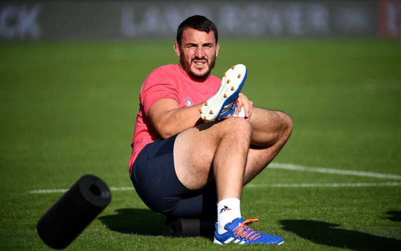 France No 8 Louis Picamoles on the eve of their Rugby World Cup Pool C match against Tonga. AFP