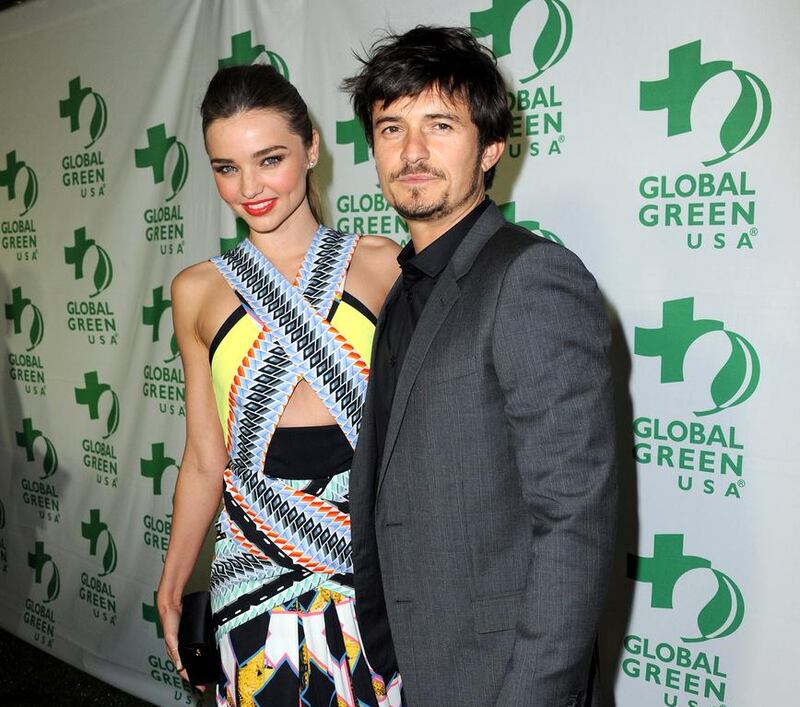 Orlando Bloom and Miranda Kerr, who have recently decided to formalise their separation after six years together. Jordan Strauss / Invision / AP