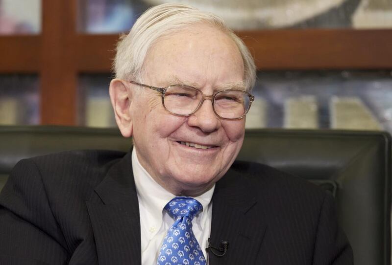 Berkshire Hathaway founder Warren Buffet. AP Photo