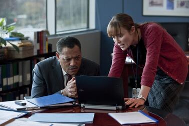 Laurence Fishburne and Jennifer Ehle star in 'Contagion'. Warner Bros