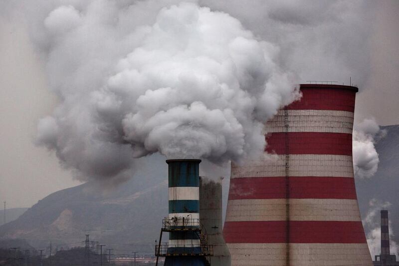 A coal-fired plant in China. BlackRock and Vanguard Group have joined the Net Zero Asset Managers initiative. Getty