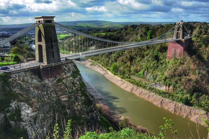 The Clifton Suspension Bridge in Bristol, which was completed five years after the death of its creator, Isambard Kingdom Brunel. Photo by Adam Batterbee