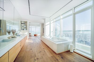 You can sit in the bathtub and enjoy the view. Courtesy LuxuryProperty.com