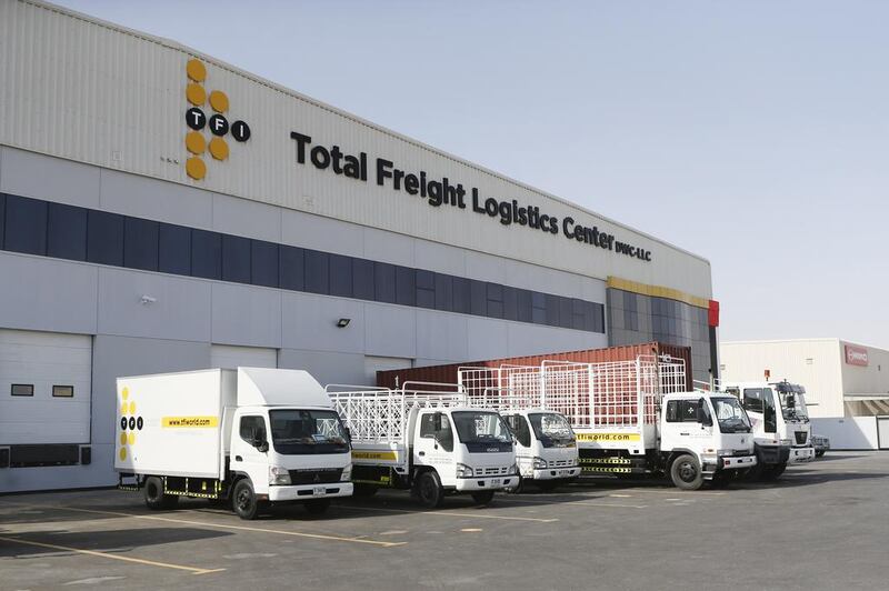 Total Freight International has moved to Dubai World Central’s logistics district. Sarah Dea / The National