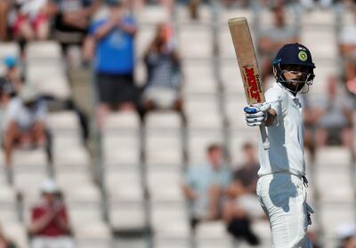 Cricket - England v India - Fourth Test - Ageas Bowl, West End, Britain - September 2, 2018   India's Virat Kohli celebrates his half century   Action Images via Reuters/Paul Childs