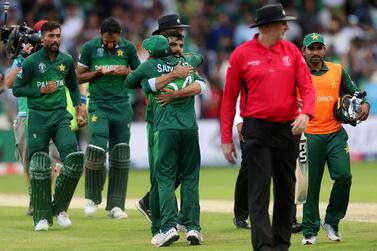 Captain Sarfaraz Ahmed and his Pakistan teammates have a huge challenge on their hands to reach the World Cup semi-finals. Lee Smith / Reuters