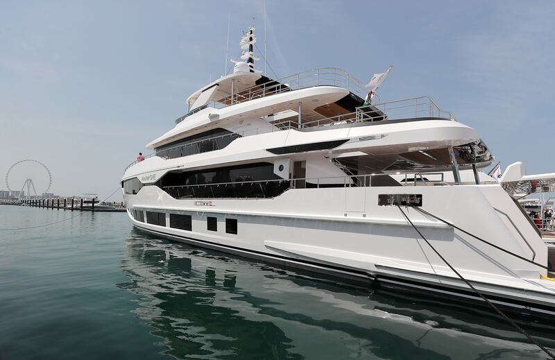 UAE builder Gulf Craft's Majesty 120. Gulf Craft would not disclose a price but second-hand 120s can be found on the market for about 12m dollars