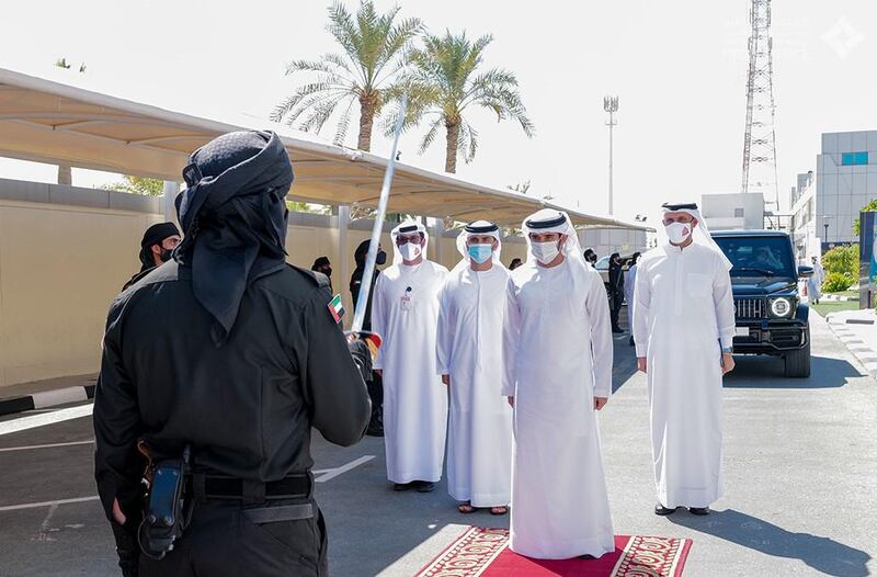 Government of Dubai Media Office – 25 October 2020: Dubai Crown Prince and Chairman of The Executive Council of Dubai Sheikh Hamdan bin Mohammed bin Rashid Al Maktoum inaugurated the Hamdan Smart Station for Simulation and Training. Courtesy Dubai Media Office