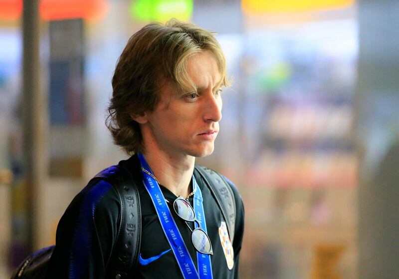 Soccer Football - World Cup - Croatia Departure - Vnukovo International Airport, Moscow Region, Russia - July 16, 2018. Luka Modric walks before the departure. REUTERS/Tatyana Makeyeva