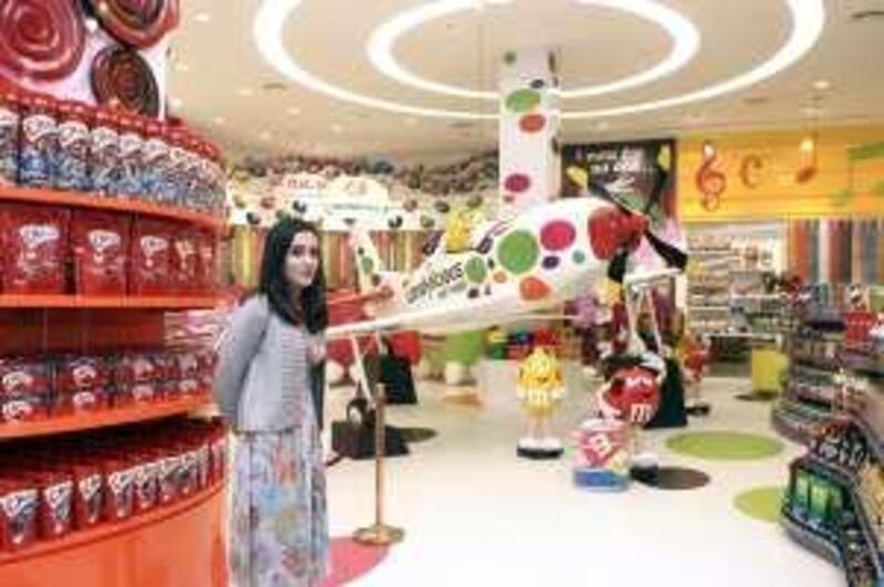 Dubai, 30th September 2009.  Sunaina Gill (Director, Operations and Merchandising-Retail is Detail LLC) at candylicious shop in Dubai Mall.  (Jeffrey E Biteng / The National)  Editor's Note; Armina L reports. *** Local Caption ***  JB05-Sunaina.jpg