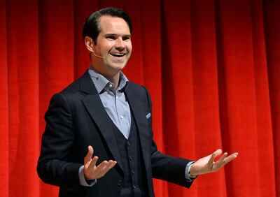 British comedian Jimmy Carr is heading to Etihad Arena as part of his Terribly Funny 2.0 World Tour. Getty Images