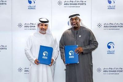 AD Ports Group signed a strategic agreement with fuel retailer Adnoc Distribution. Photo: Adnoc