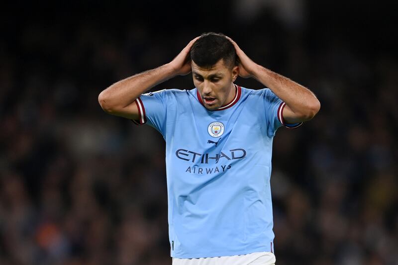 Rodri – 6 The 26-year-old was left short by a weak Ederson pass and was helpless as Spurs took advantage to open the scoring.
Getty