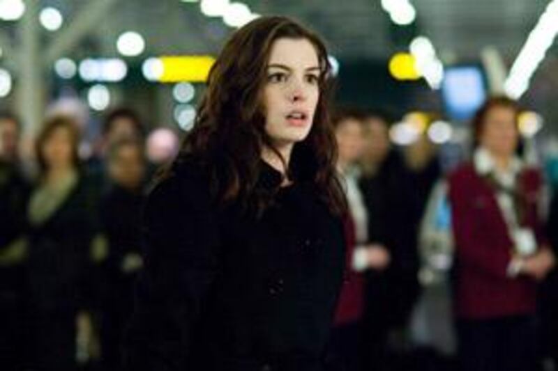 Anne Hathaway stars in Passengers.
