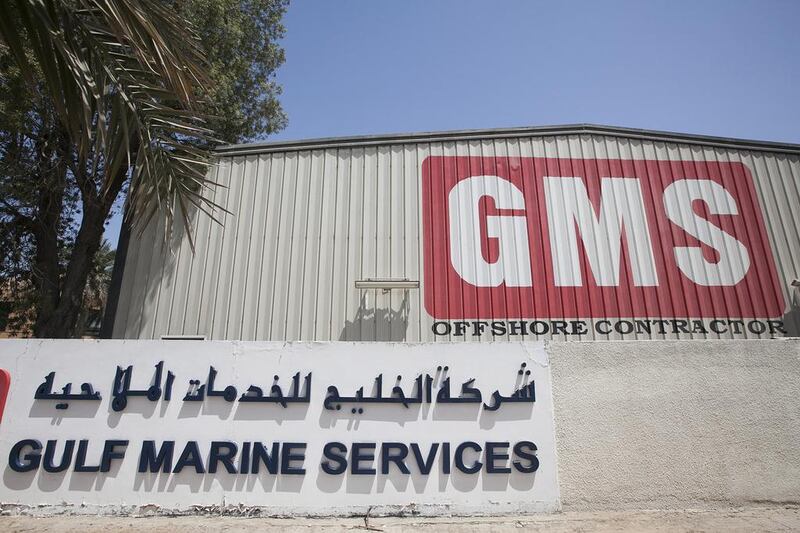GMS branding. Mona Al Marzooqi / The National