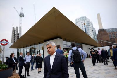 London mayor Sadiq Khan faces refractory TfL funding problems. AFP 