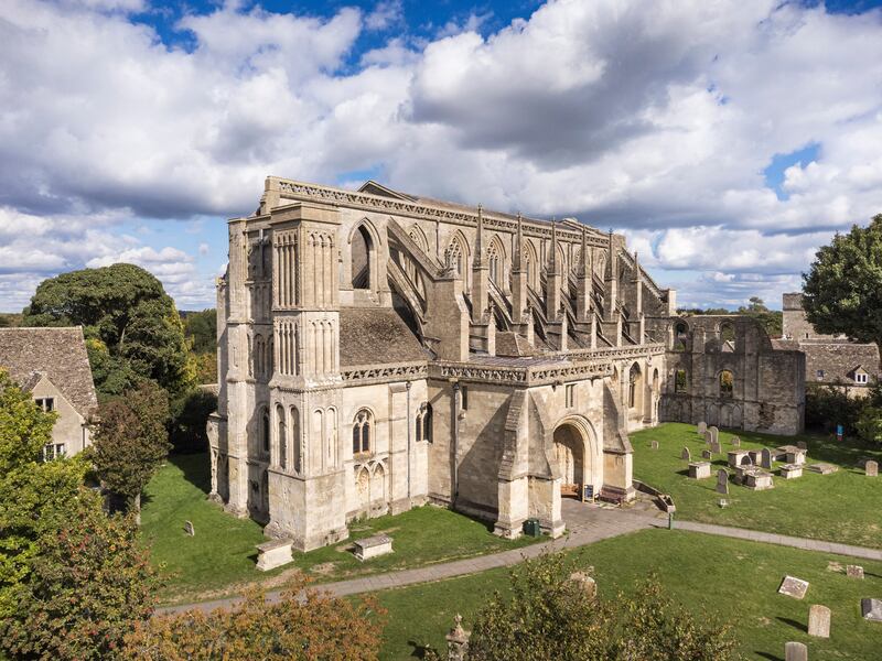 Malmesbury Abbey in Wiltshire.