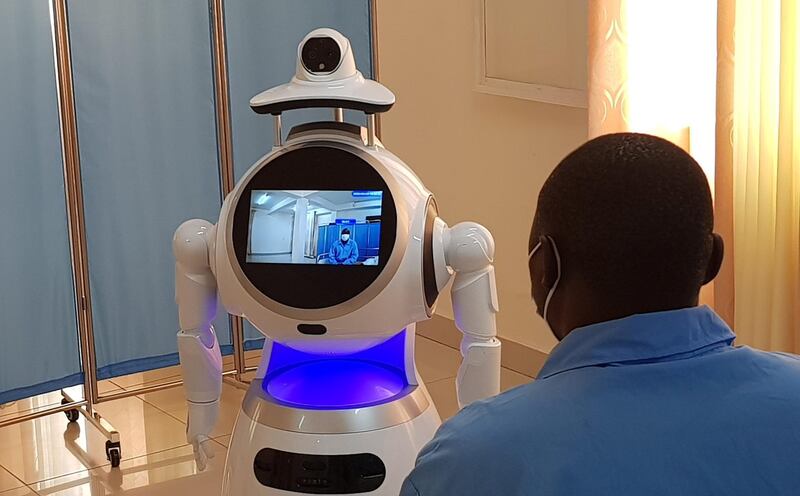 Rwanda has received five of the robots, with two assigned to another Covid-19 centre in south-east Kigali. Reuters