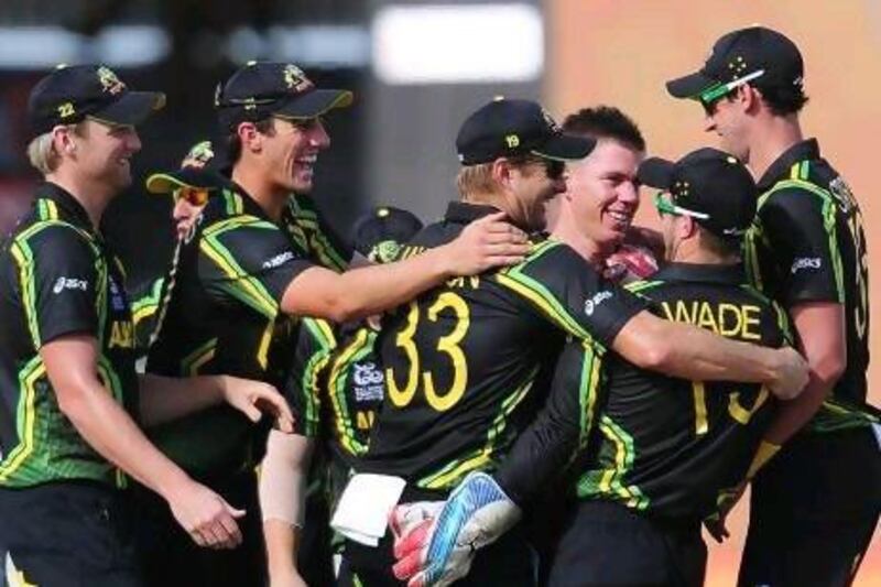 Australia have made rapid strides since the run-up to World Twenty20. Lakruwan Wanniarachchi / AFP