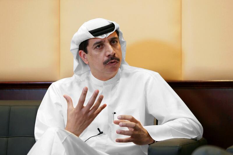 Essa Kazim, chairman of Borse Dubai. Pawan Singh / The National