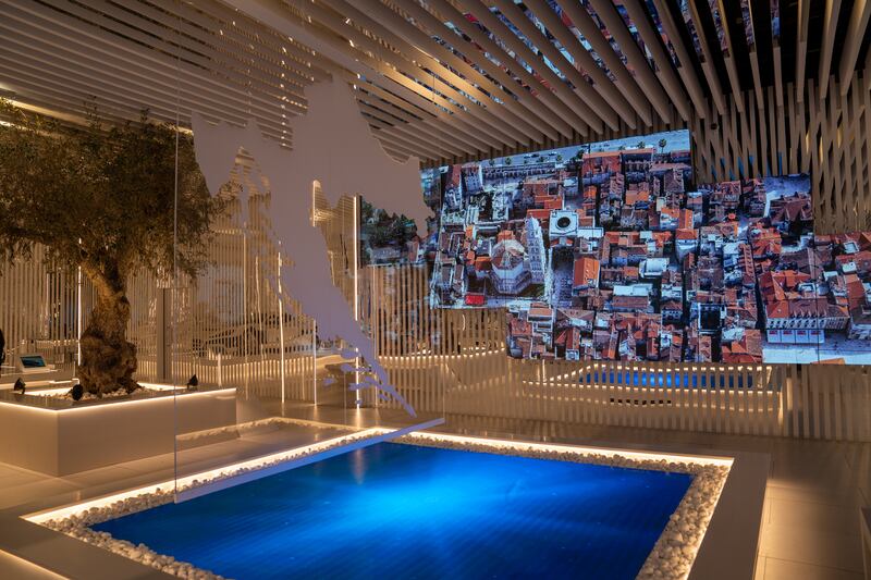 Inside Croatia's pavilion. Photo: Miaad Mahdi / Expo 2020 Dubai