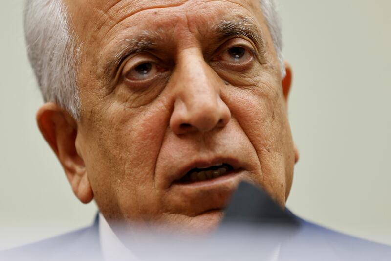 Zalmay Khalilzad for years led US dialogue with the Taliban. Reuters