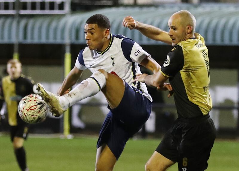 Centre forward: Carlos Vinicius (Tottenham) – The striker’s first Tottenham hat-trick included two tap-ins but also a sublime third as he ended Marine’s brilliant FA Cup run. Reuters