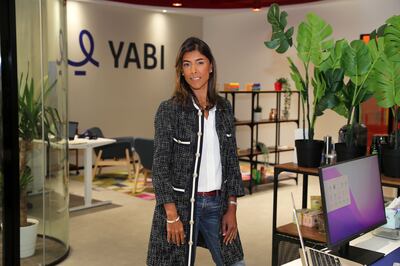 Ambareen Musa, founder and chief executive of Yabi by Souqamal, plans to launch the start-up in Saudi Arabia in October. Pawan Singh / The National