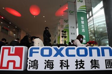 Foxconn is also in talks to fund China based electric-vehicle start-up Byton. EPA