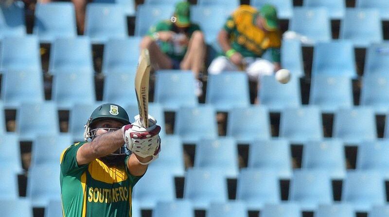 South Africa's Hashim Amla was nominated on Tuesday for both cricketer of the year and Test player of the year by the ICC. Alexander Joe / AFP