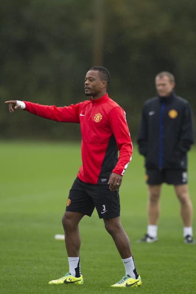 Former Manchester United player Patrice Evra signed a two-year contract with Juventus earlier this month, bringing to an end an eight-year spell at Old Trafford. (AP Photo/Jon Super)

